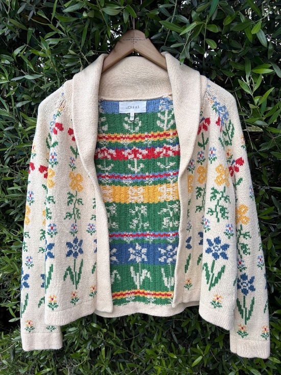 The Great Sweaters - The Great Garden Lodge Cardigan Cream 0/XS